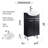 Asheton 18'' Single Bathroom Vanity with Porcelain Top-89398590