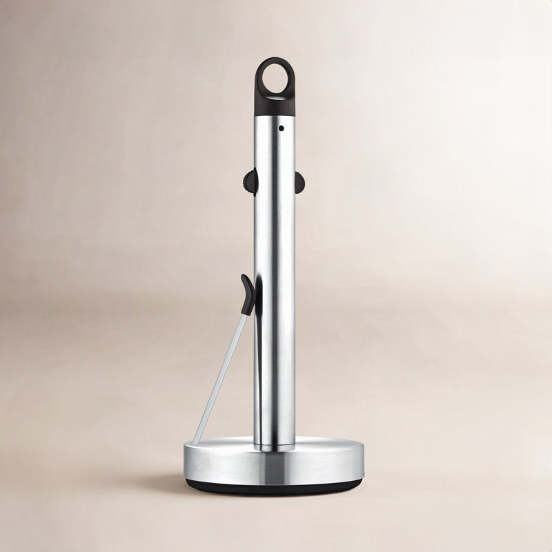 Loop Free Standing Paper Towel Holder, Silver