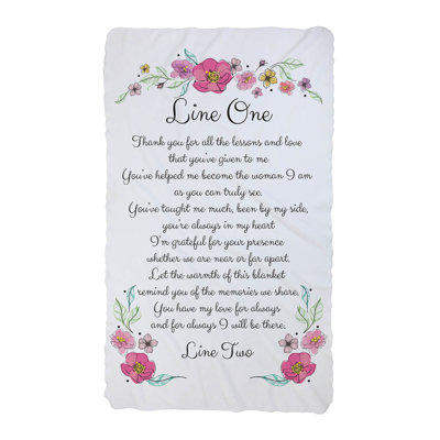Plain Weave / Muslin Throw Blanket
