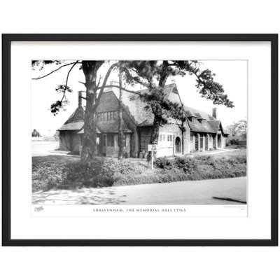 Shrivenham, The Memorial Hall C1965 by Francis Frith - Single Picture Frame Print