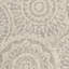 Tapis ivoire / gris en laine touffeté à la main Salerna-65654749