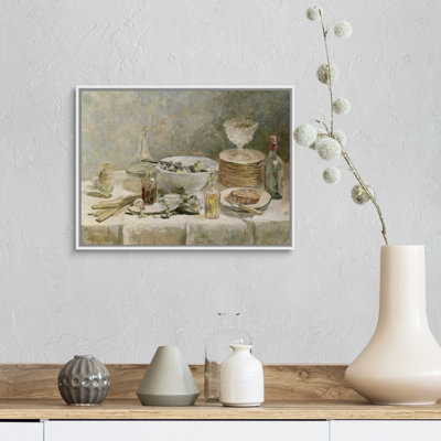 Nature morte avec salade, C.1887-88 par Éduque Vuillard - Reproduction d'art sur toile