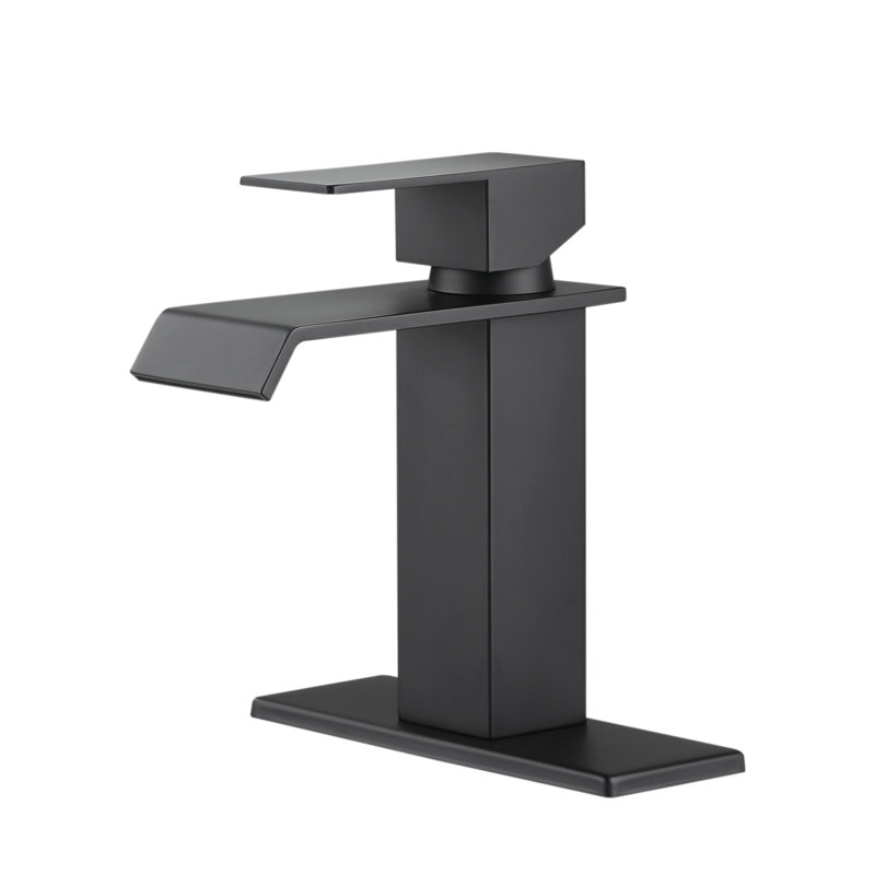 Single-handle Bathroom Faucet, Matte Black
