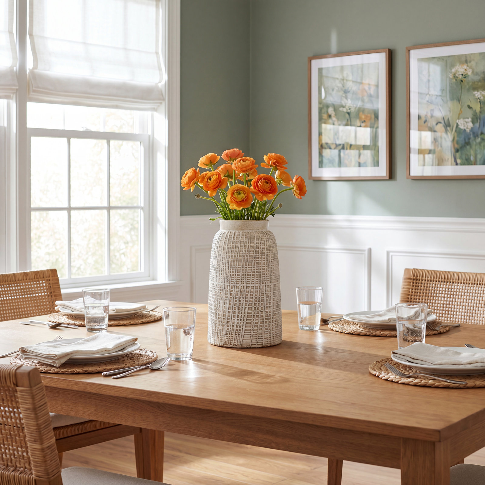 10.75'' Terracotta Table Vase