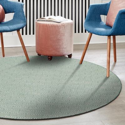 Traetyn Flatweave Wool Geometric Indoor Rug