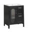 Meuble-lavabo 24 po avec lavabo, meuble-lavabo avec deux tiroirs et porte, tablette réglable-121709129
