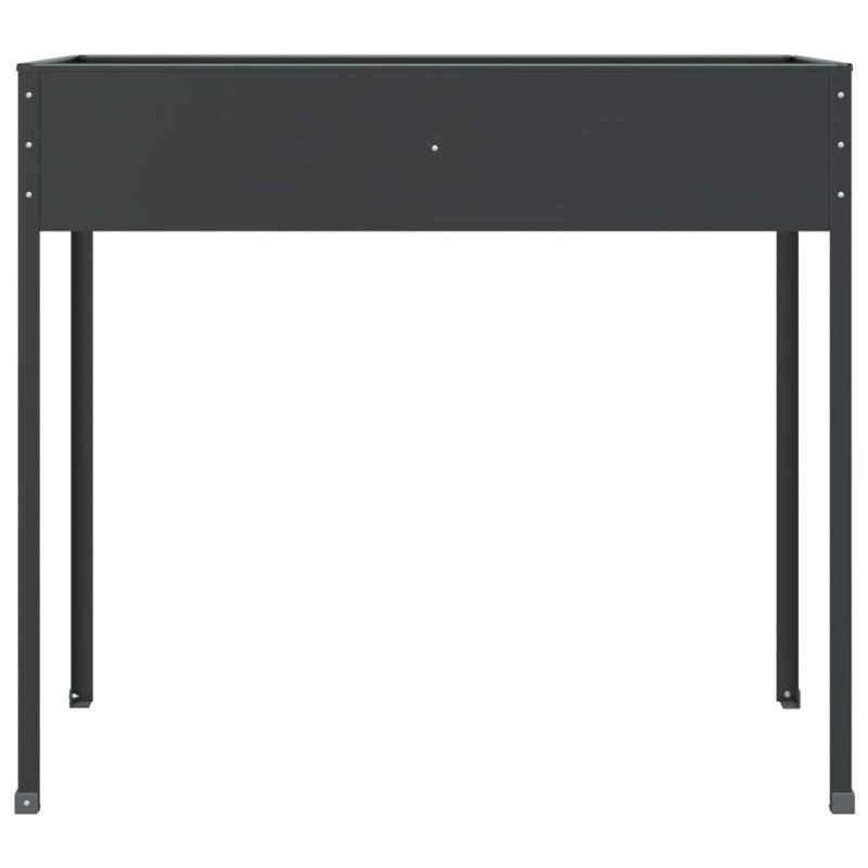 Pragna Metal Pot Planter, Anthracite