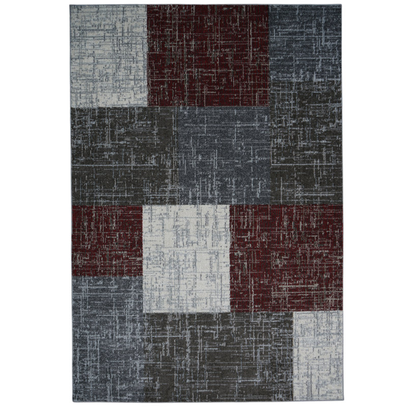 Anahy Abstract Area Rug, Rectangular 80 x 150cm
