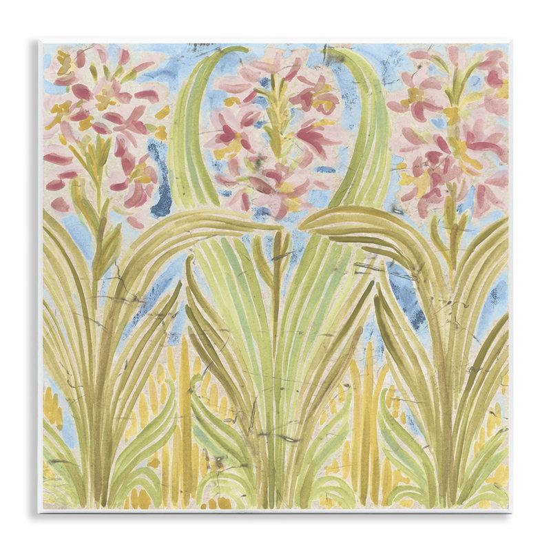 Plaque murale Palau Tile Florals, design par June Erica Vess