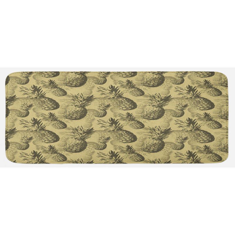 Tapis de cuisine ananas