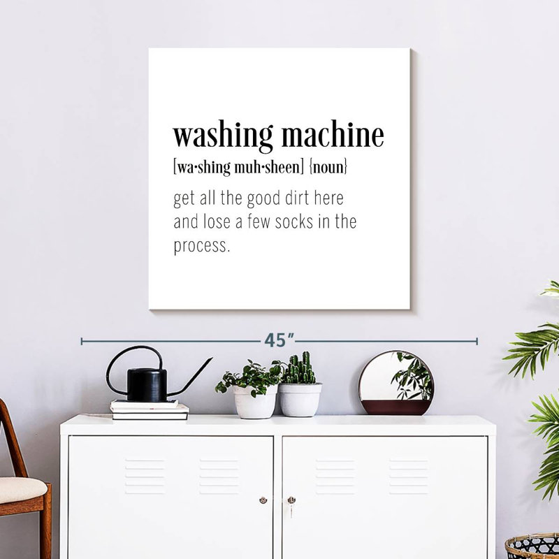 Tergel Washing Machine Definition, 30" H x 30" W