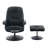 Massage Recliner Chair With Ottoman, 360° Swivel Pu Leather Reclining Chair With Wrapped Base, 5 Point Vibration Massage, Seat Heating And 140° Adjustable Backrest For Home Or Office-198894196