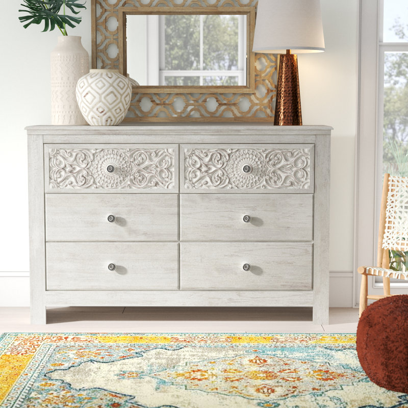 Commode double 6 tiroirs Crispin