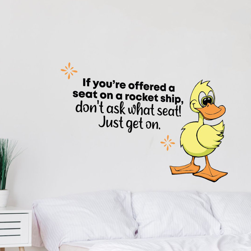 Text & Numbers Wall Decal, 12" H x 20" W x 0.05" D