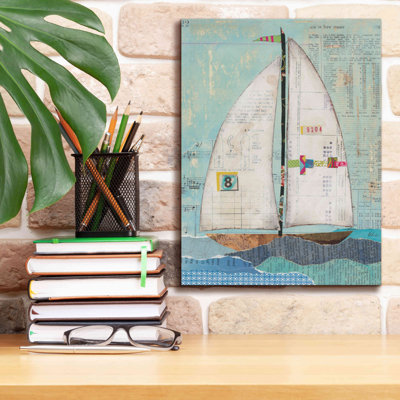 "Breakwater Bay" At The Regatta I "par Courtney Prahl, impression sur toile par estampe numérique