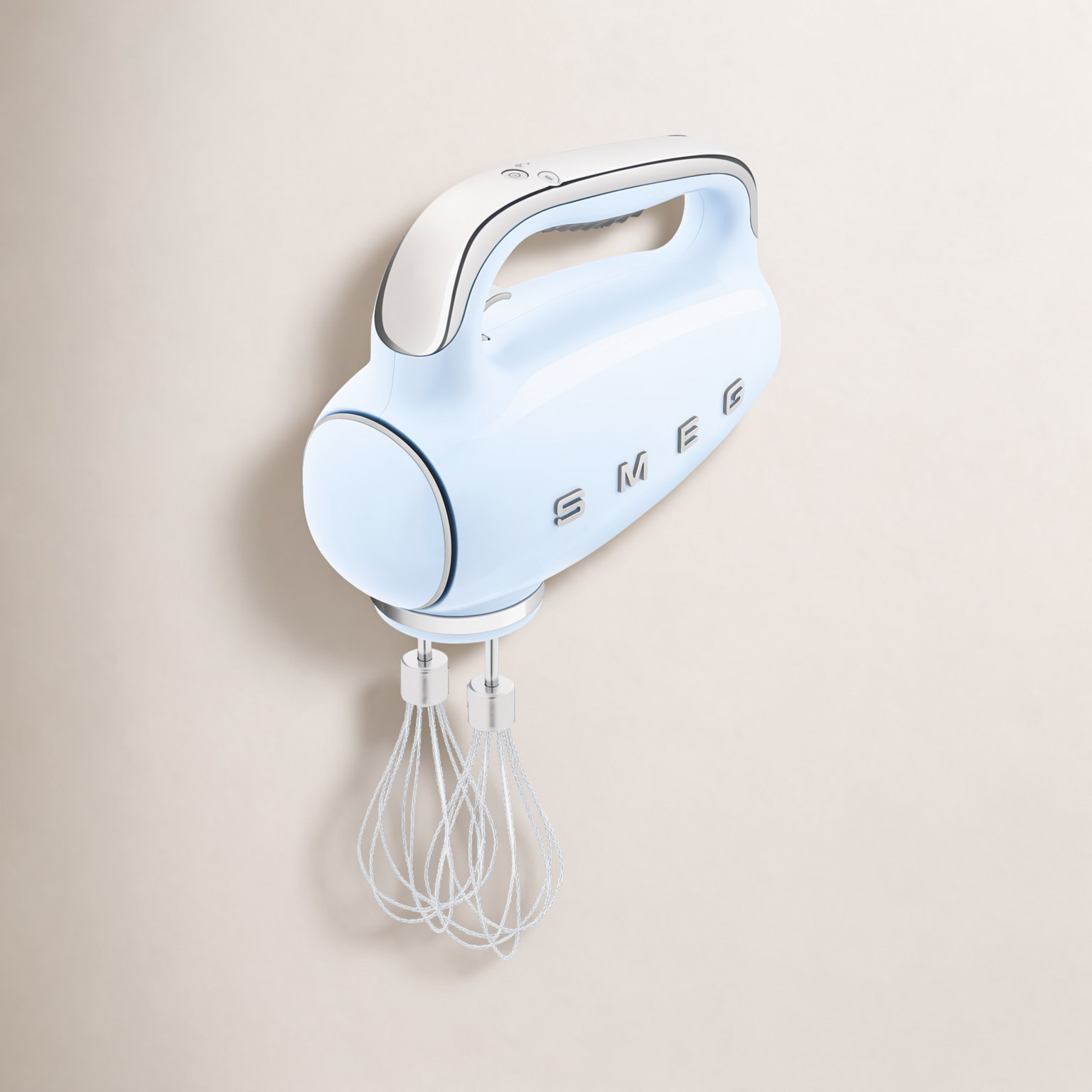SMEG 50's Retro Style Electric Hand Mixer, Pastel Blue