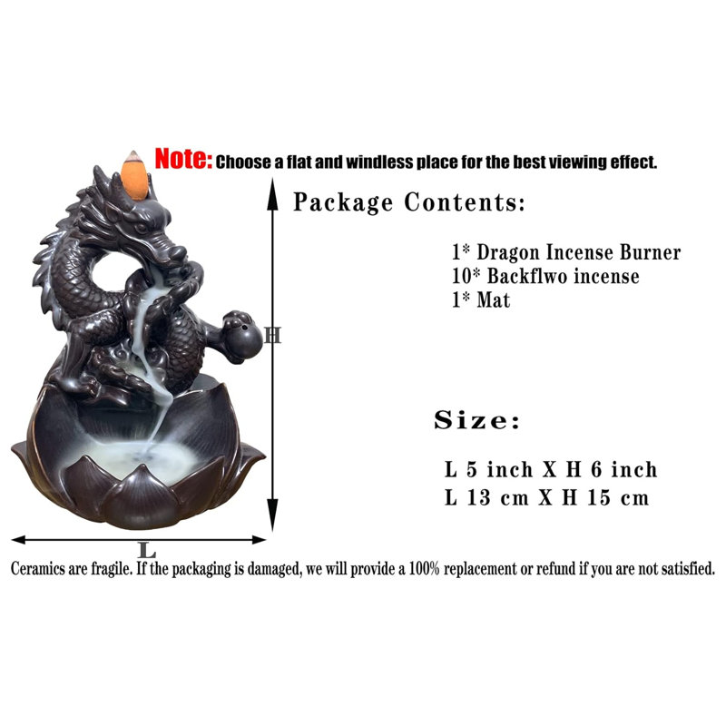 Porte-encens cascade Dragon