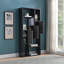 Vitrine avec bibliothèque