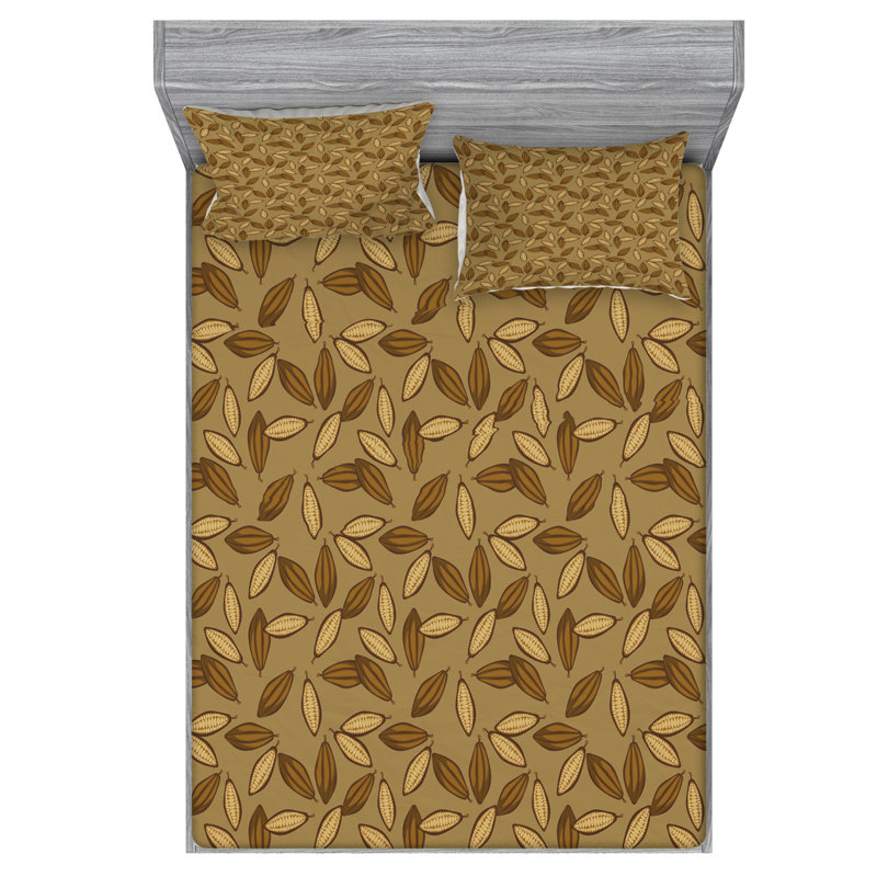 Microfiber Fitted Sheet, Queen Fitted Sheet with 2 Pillowcases