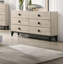 Meuble de chambre à coucher de style moderne avec commode 1 pièce et tiroirs 6X tiroirs-364743063