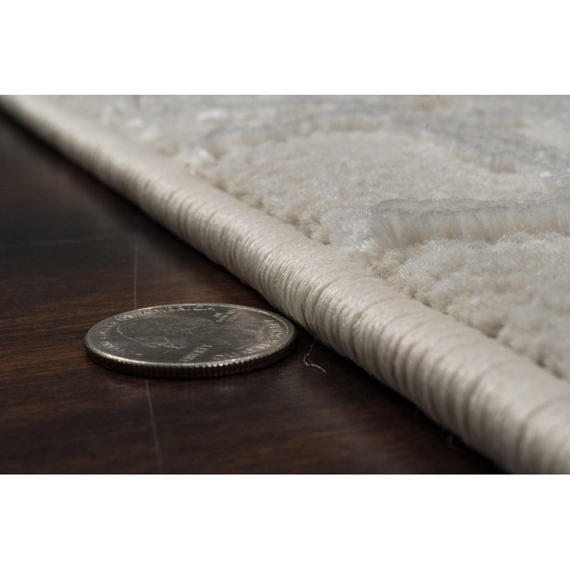 Tapis rectangulaire Racel, Rectangle 6 pi 7 po x 9 pi 6 po