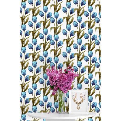 Panneau de papier peint adhésif Jeannie Tulips