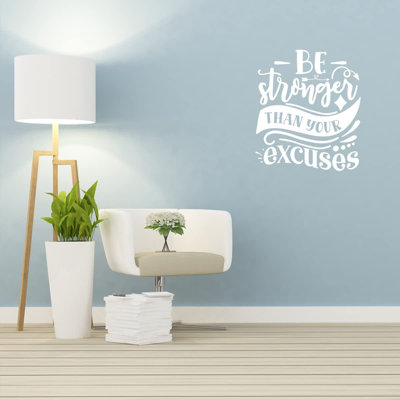 Text & Numbers Non-Wall Damaging Wall Decal