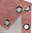 Dakota Fields Coral Grommet Curtain Decorative 2-Panel Window Drapes, 50", Coral Peach Black-1012767141