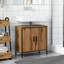 Akia 60cm Single Bathroom Vanity Base Only-2098639588