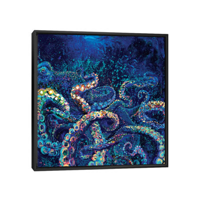 Céphalopode par Iris Scott - reproduction d'art sur toile tendue