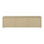 Chadwic Modern minimalistic TV cabinet with 3 doors, push-to -open mechanism, engineered wood, warm taupe, 154.2 cm W x 41.5 cm H x 34.9 m D-123756026