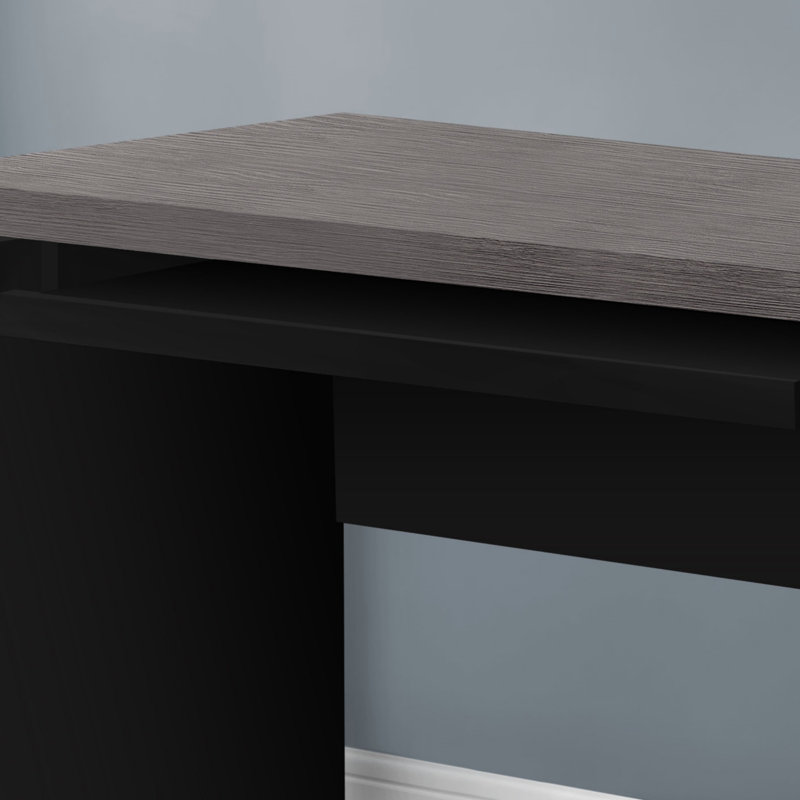 Bureau d'ordinateur, bureau personnel, ordinateur portable, L 48 po, travail, stratifié, contemporain, moderne