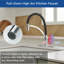 Robinet de cuisine rétractable à poignée simple avec accessoires-70470473