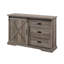 Buffet à porte coulissante de 56 po avec 3 tiroirs Analaura-1920852235
