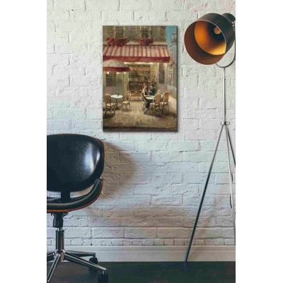 «Paris Cafe II» par Winston Porter, impression sur toile tendue
