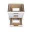 Meuble-lavabo simple à trois tiroirs Lecrieú-610635990-610636014-611078081