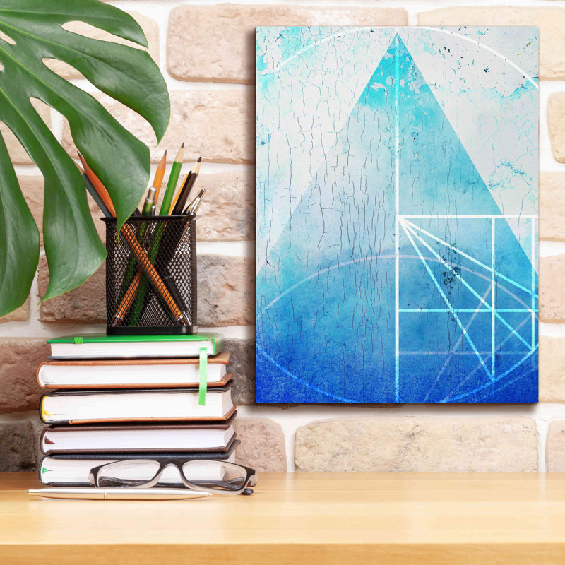 «Sacred Geometric» par Elena Ray - reproduction d'art sur toile tendue, H 16 po x l 12 po x P 0,75 po