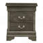 Charmante table de chevet traditionnelle grise-1389010139