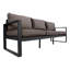 BALTIC 82" Metal Outdoor Couch With Cushions by Real Flame-1214847291