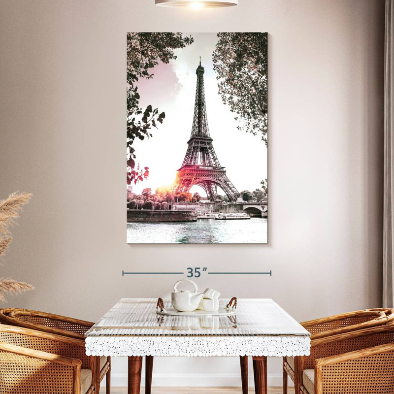 Aime Eiffel Tower Sun Pop, 51" H x 34" W