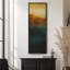 Abstrait paysage abstrait encadré sur toile - impression minimaliste neutre pour décoration murale moderne-118765649-118765648