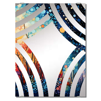 Fadel - Abstract Shapes Wall Mirror Decor MIR135337