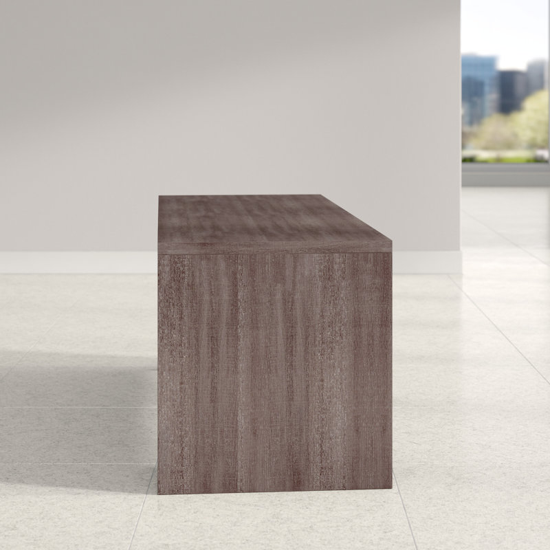 Coquille de bureau Idael, Gris écorce