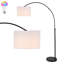 Lampe sur pied arquée 70 po Aseel