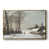 Toile avec cadre flottant or est en rupture de stock
