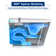 ARRISEA Smart Bidet Toilets with Auto Open Lid, Heated Seat, Warm Washing, Dryer, Auto Flushing