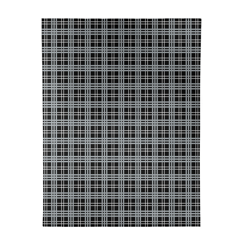 Plaid Indoor Rug, Rectangle 9' x 12'