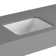Cheviot Products Seville 14.62'' White Vitreous China Square Bathroom Sink with Overflow