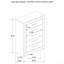 Commode de chambre 5 tiroirs Pierce-743270787