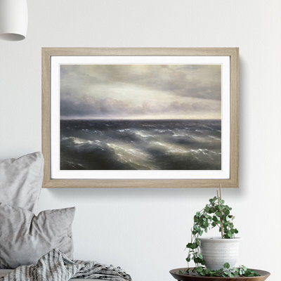 The Black Sea by Ivan Aivazovsky - Picture Frame Painting